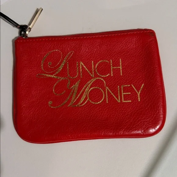 Rebecca Minkoff Cory Lunch Money Pouch Persimmon Red NWT - Picture 1 of 4
